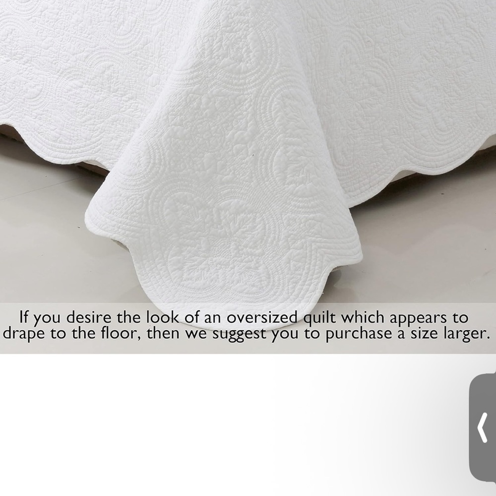 White Oversized Queen Bedding Set NEW - Picture 7 of 8